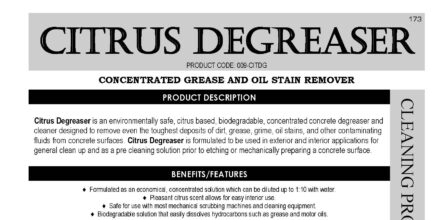 Citrus Degreaser