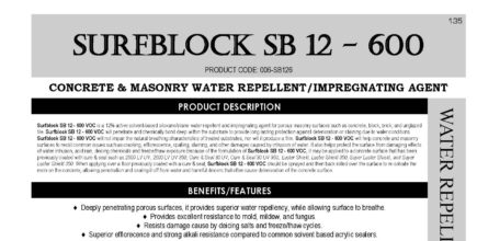 Surfblock SB 12 - 600