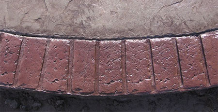 New Brick Border Stamp